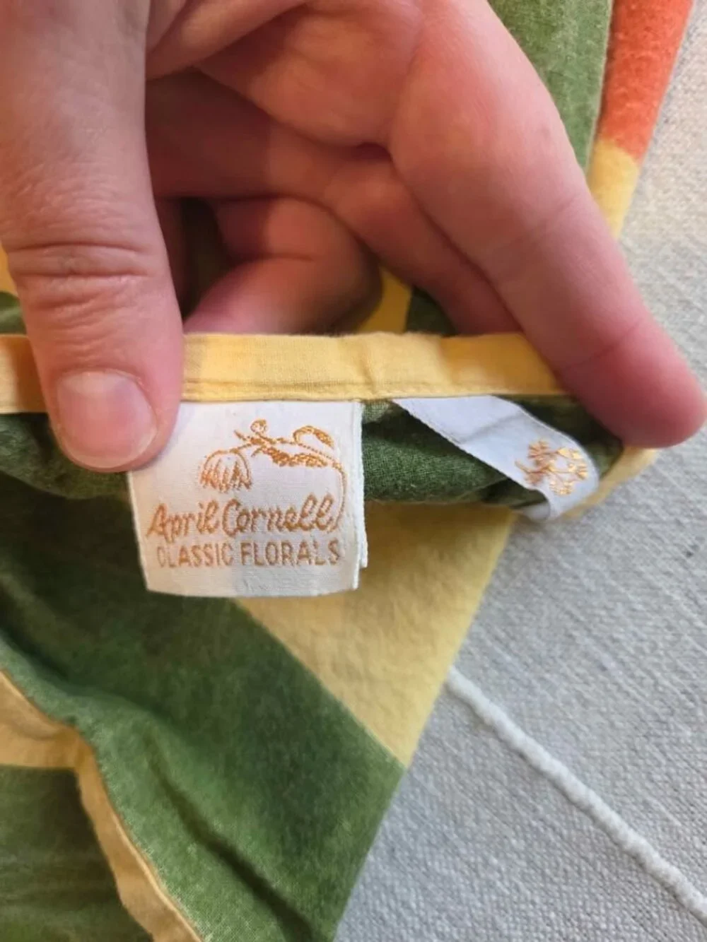 April Cornell breakfast cloth approximately 53